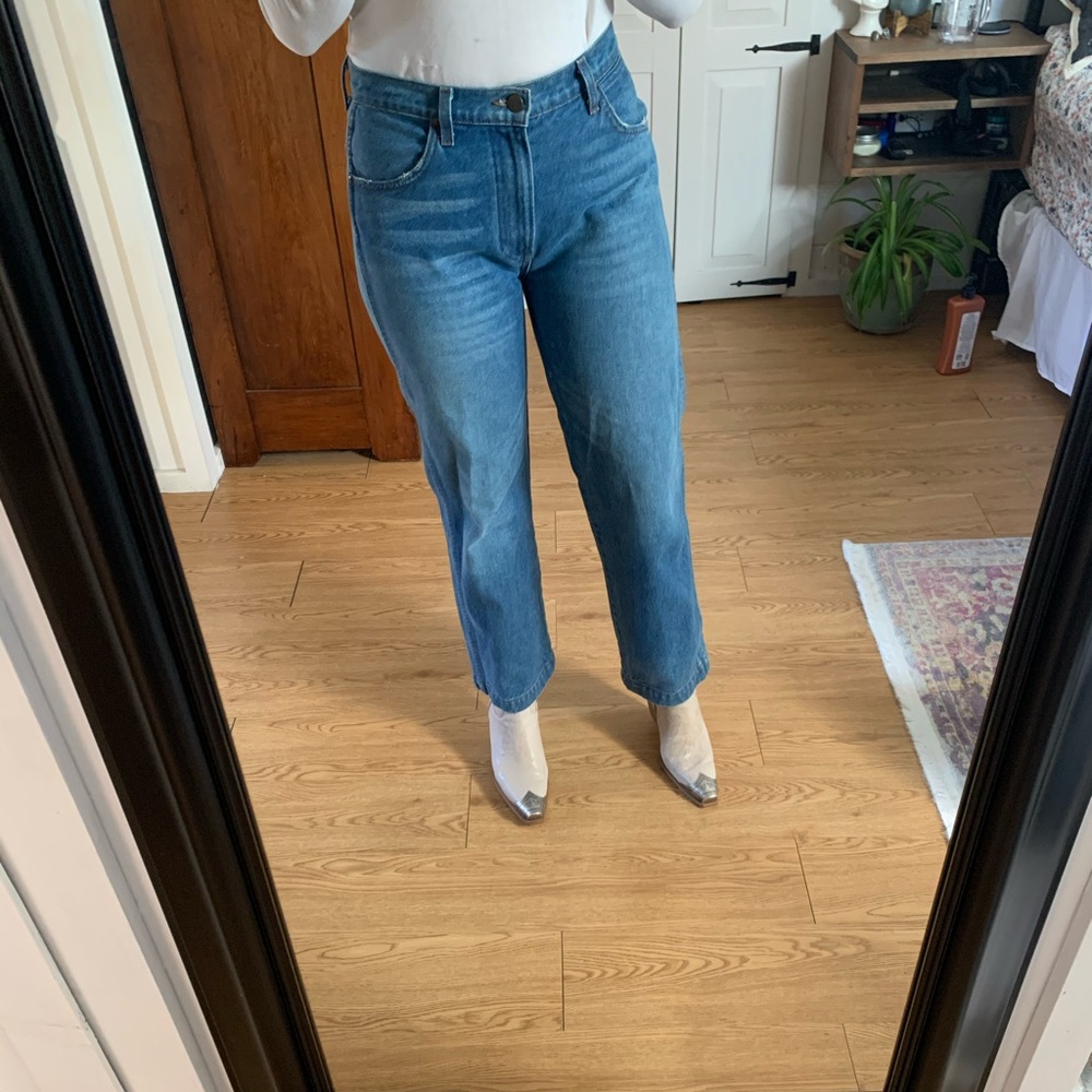 reformation roper jean chesapeake wash